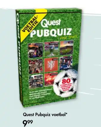 The Read Shop Quest pubquiz voetbal* aanbieding