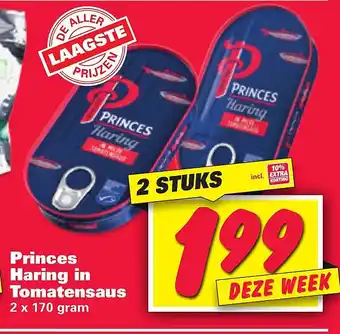 Nettorama Princes haring in tomatensaus aanbieding