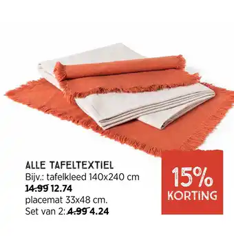 Xenos Alle tafeltextiel aanbieding