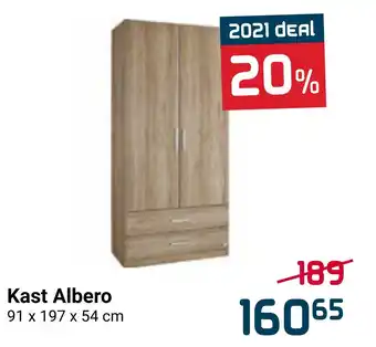 Beddenreus Kast albero aanbieding