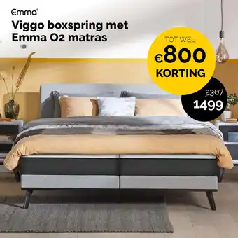 Beter Bed Viggo boxspring met Emma O2 matras aanbieding