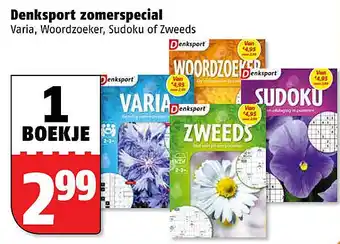 Poiesz Denksport zomerspecial aanbieding