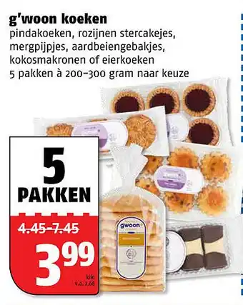 Poiesz g'woon koeken aanbieding