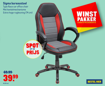 Makro Sigma bureaustoel aanbieding