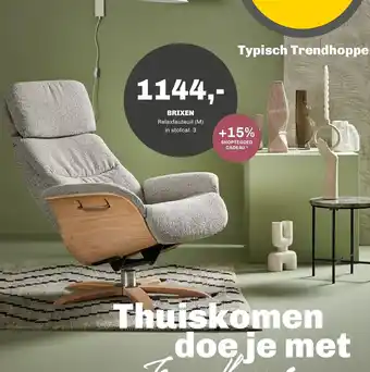 Trendhopper Brixen relaxfauteuil M in srofcat aanbieding