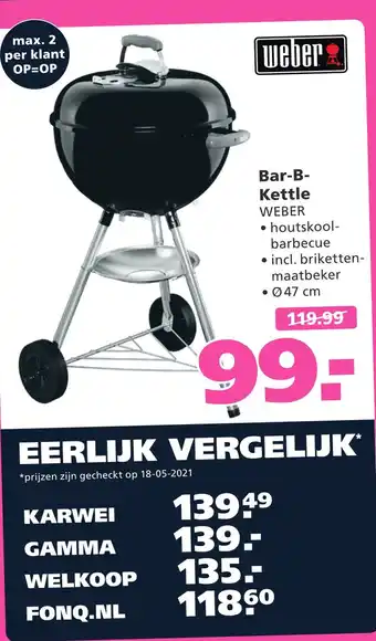 Ranzijn Bar-B- kettle aanbieding