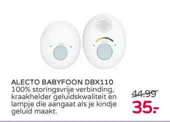 Prenatal Alecto babyfoon dbx110 aanbieding