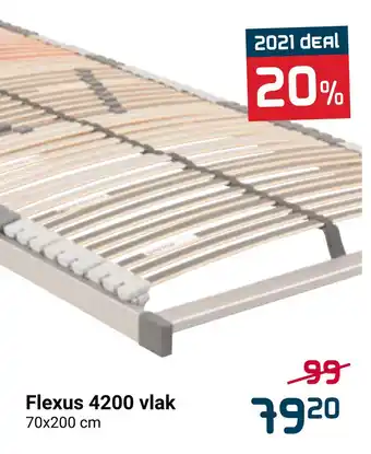 Beddenreus Flexus 4200 vlak 70x200 cm aanbieding