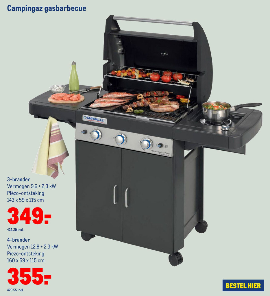 Campingaz gasbarbecue aanbieding bij Makro
