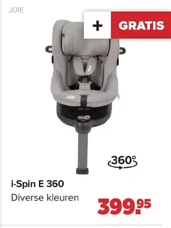 Baby-Dump Joie i-Spin E 360 aanbieding