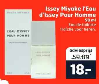 Trekpleister Issey miyake l'eau d'issey pour homme 50 ml aanbieding