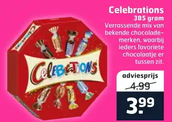 Trekpleister Celebrations 385 gram aanbieding