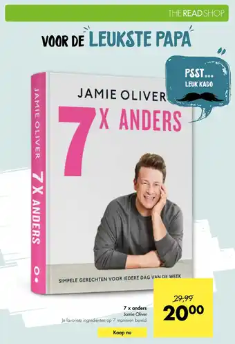 The Read Shop 7 x anders jamie oliver aanbieding