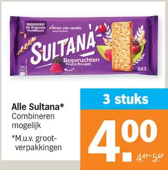 Albert Heijn Alle sultana aanbieding