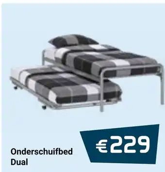 Beddenreus Onderschuifbed dual aanbieding