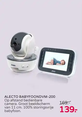 Prenatal Alecto dvm-200 babyfoon met camera aanbieding