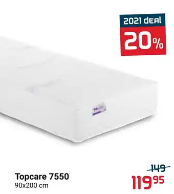 Beddenreus Topcare 7550 90x200 cm aanbieding