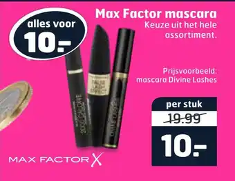 Trekpleister Max factor mascara aanbieding