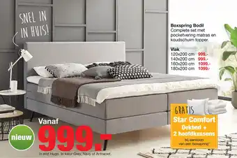 Budget Home Store Boxspring bodil aanbieding