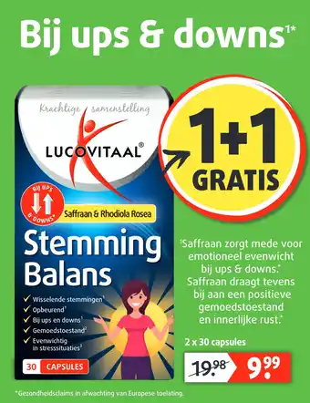 Lucovitaal Stemming balans aanbieding