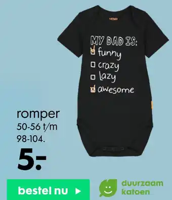 HEMA romper aanbieding