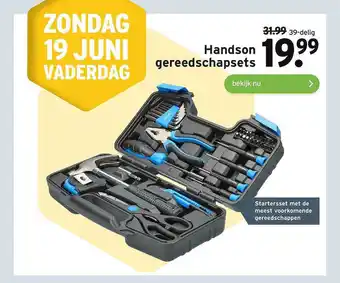 GAMMA Handson Gereedschapsets aanbieding