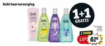 Kruidvat Guhl Haarverzorging 1+1 Gratis aanbieding