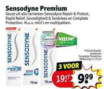 Kruidvat Sensodyne Premium aanbieding