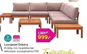 Leen Bakker Loungeset Orleàns aanbieding