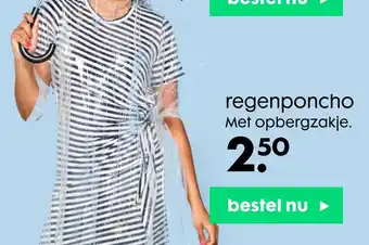 HEMA regenponcho aanbieding