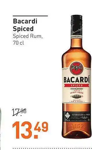 Gall & Gall Bacardi Spiced Spiced Rum aanbieding