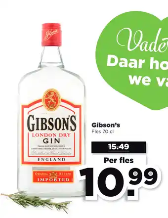 PLUS Gibson's aanbieding