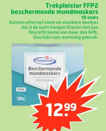 Trekpleister Trekpleister FFP2 beschermende mondmaskers aanbieding