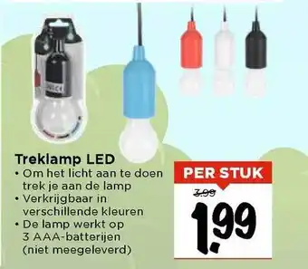 Vomar Voordeelmarkt Treklamp LED aanbieding