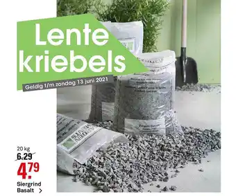 Karwei Siergrind Basalat aanbieding