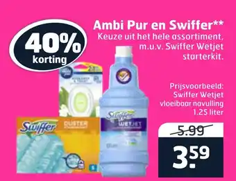 Trekpleister Ambi Pur en Swiffer aanbieding