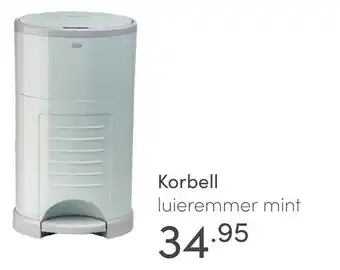 Baby & Tiener Korbell luieremmer mint aanbieding