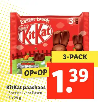 Lidl KitKat paashaas aanbieding