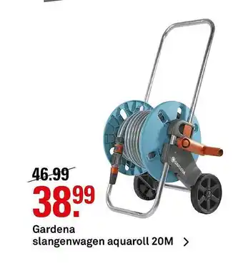 Karwei Gardena Slangewagen Aquaroll 20M aanbieding