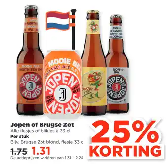 PLUS Jopen of Brugse Zot aanbieding