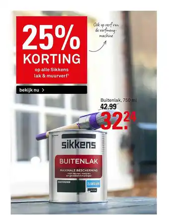 Karwei Sikkens Buitenlak, 750 Ml 25% Korting aanbieding