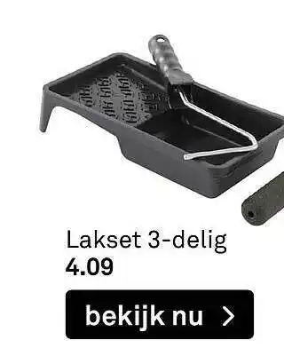 Karwei Lakset 3-Delig aanbieding