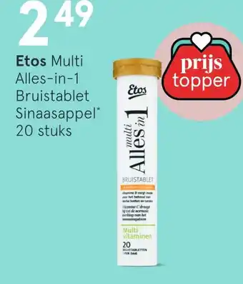 Etos Etos Multi Alles-in-1 Bruistablet aanbieding