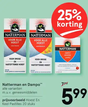 Etos Natterman en Dampo aanbieding