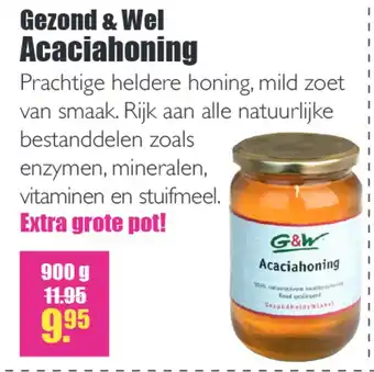 Gezond & Wel Gezond & wel acaciahoning 900g aanbieding