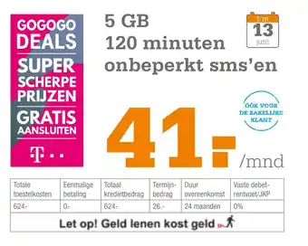 Telecombinatie Galaxy S21 5G 120 minuten onbeperkt sms'en aanbieding