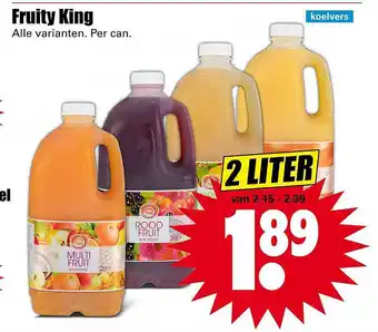 Dirk Fruity king 2 liter aanbieding