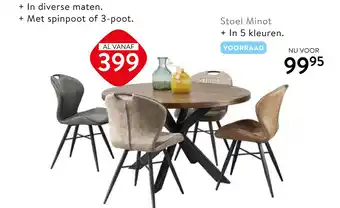 Profijt Meubel Eettafel Calde aanbieding