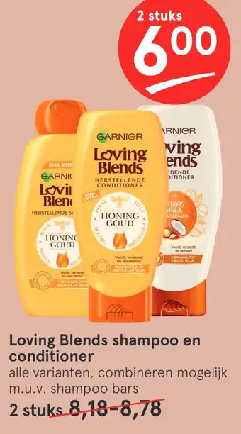 Etos Loving Blends shampoo en conditioner aanbieding