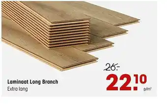 Kwantum Laminaat long branch extra lang aanbieding